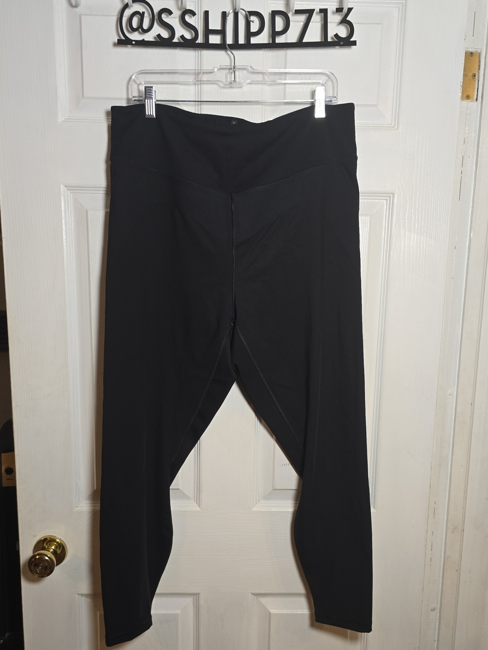Savage X Fenty Black Sport High-Waist Leggings Size 3X 20-22